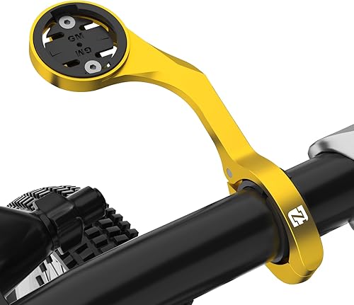 Soporte frontal para computadora de ciclismo, soporte para computadora GPS para bicicleta, soporte integrado para manubrio de bicicleta para Garmin,