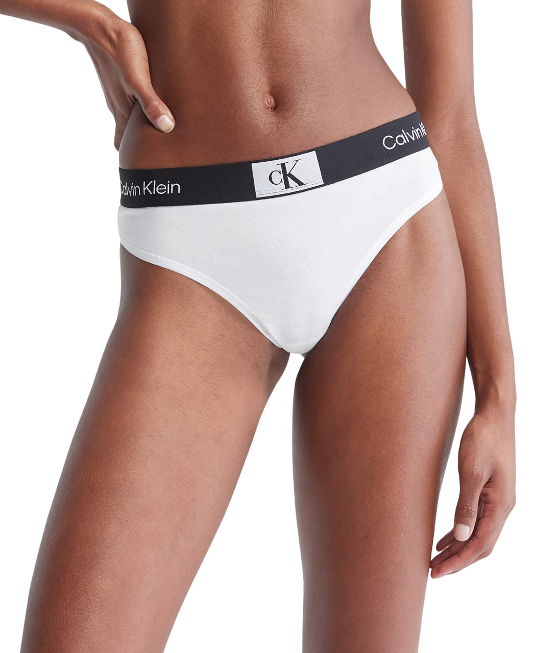 Calvin Klein Womens 1996 Cotton Modern Thong Panties