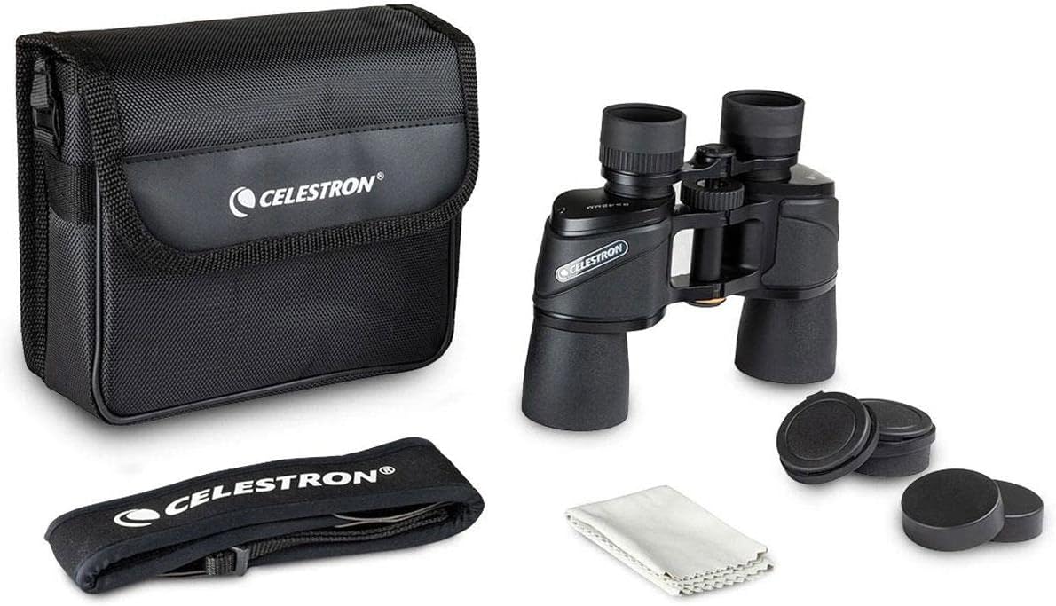 Celestron 72252 Ultima 8 x 42 Porro Prism Binocular, Fully Multi-Coated Lens, BaK-4 Prism Glass, Black