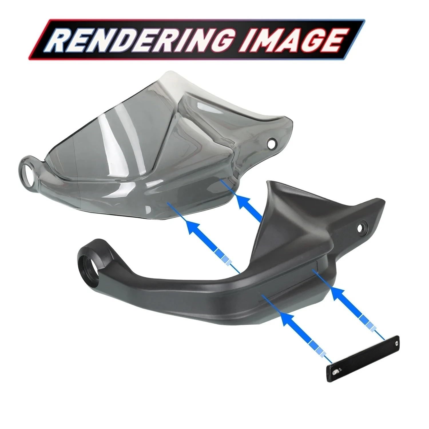 Kupplungs Hebelschutz Motorrad Zubehör Handschutz Hand Guards Schild Mit Montage Halterung Teile Für 800X 800 X 2023-2024