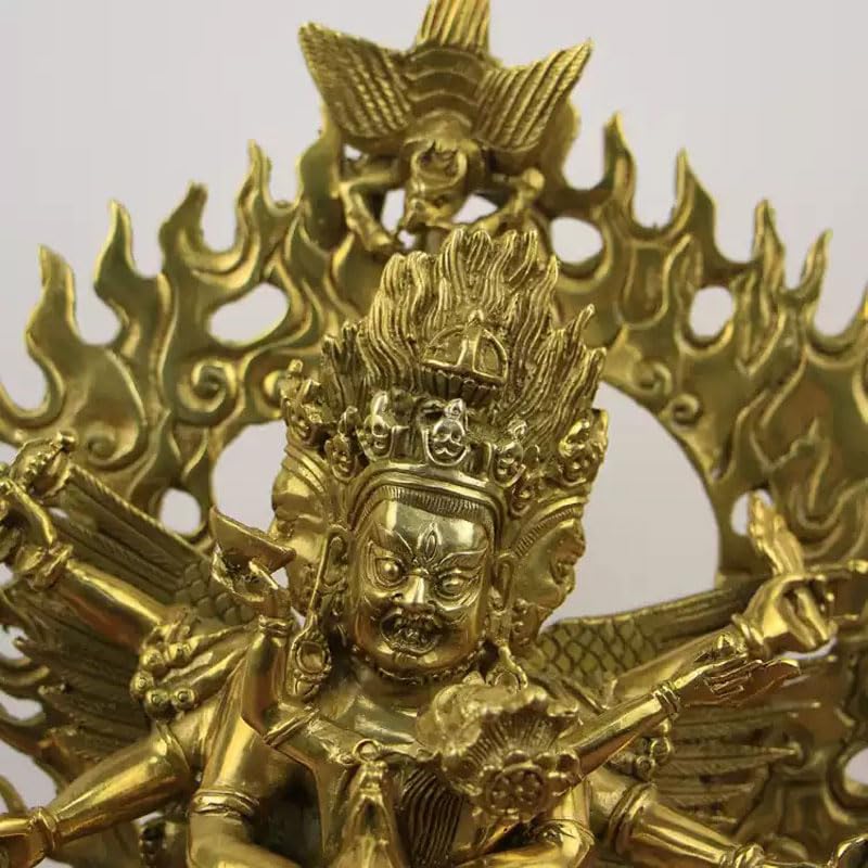 Amazon｜仏像 馬頭観音（馬頭明王）24cm【チベット仏教】観世音
