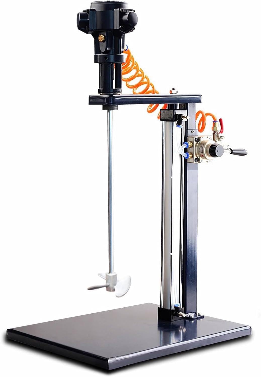 Miscelatore pneumatico per vernice, strumento di miscelazione da 5 galloni per vernice, inchiostro e rivestimento, altezza regolabile (90 cm) e velocità (1500-3000 giri/min), agitatore industriale