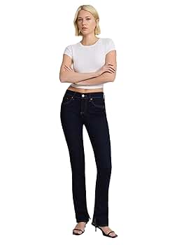 EXPRESS Women's Skyscraper Jeans – Mid Rise Super-Stretch