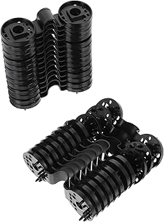 Gogogmee 25 Pçs Acessórios De Viseira De Clipe De Estufa Grampos Pesados Clipes De Plástico Clipes De Rede De Estufa Clipe Redondo De Plástico Sombra Clipe De Tecido Plástico Preto