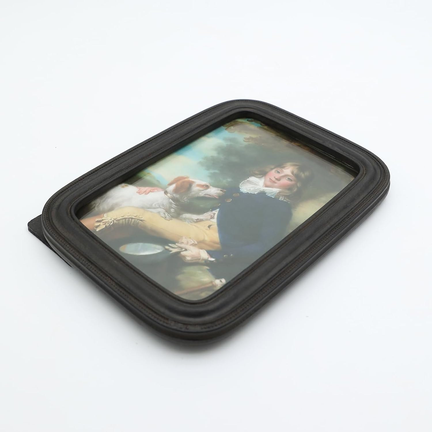 5x7 Vintage Picture Frame, Antique Black Ornate Frame