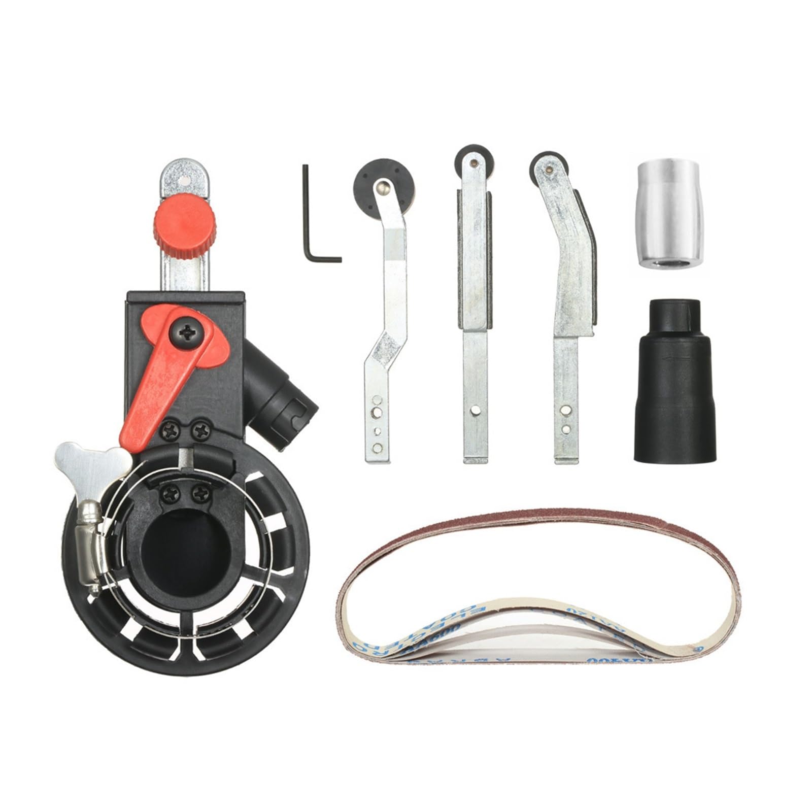 Szlifierka elektryczna Wielofunkcyjna Mini szlifierka DIY Adapter taśmy szlifierskiej pilnik taśmowy szlifierka taśmowa do 100 mm 4" Elektryczna szlifierka kątowa (M14)
