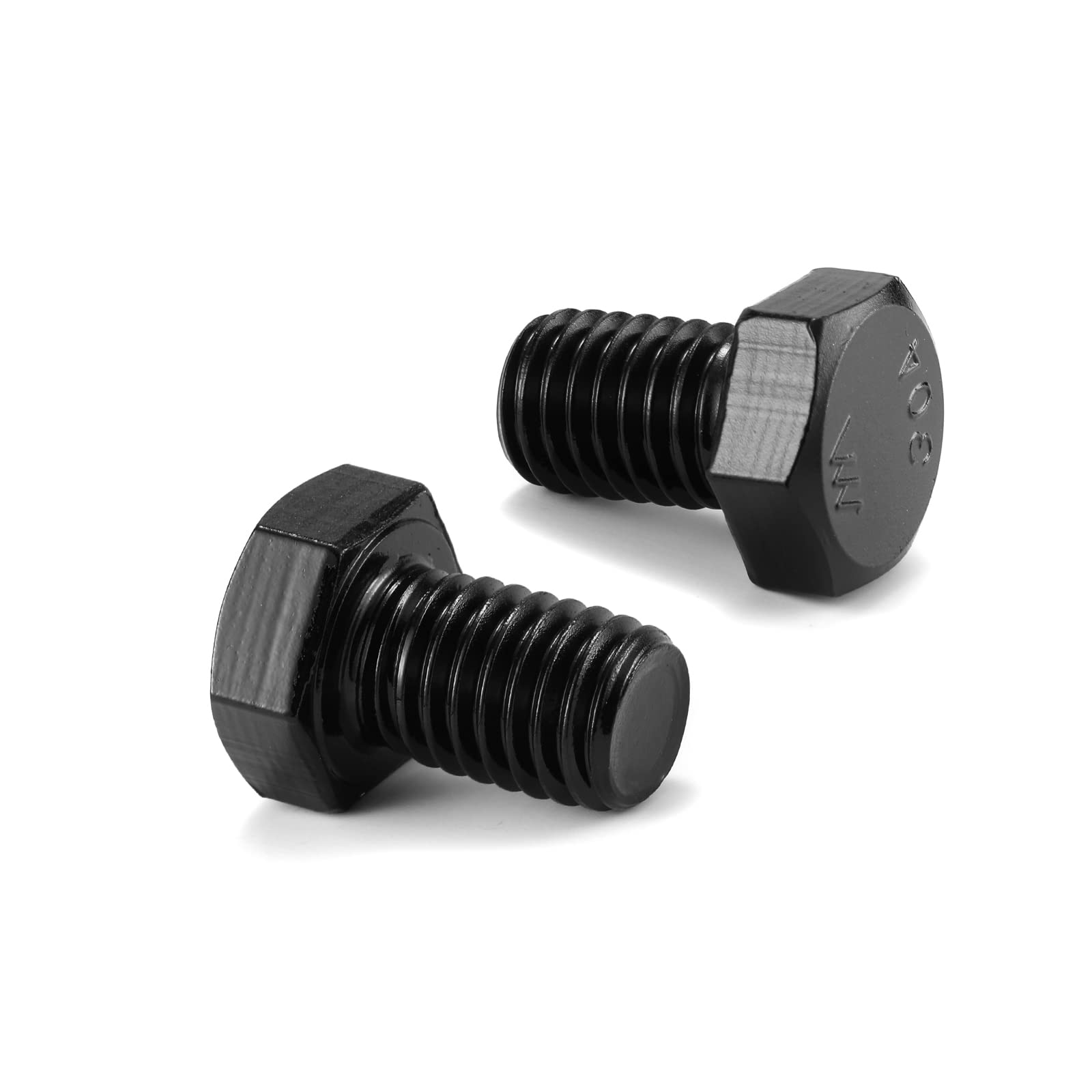 1/2-13 x 3/4" Hex Head Screw Bolt, 10Pcs 18-8 (304) Stainless Steel, Fully Threaded,Black Oxide by SG TZH