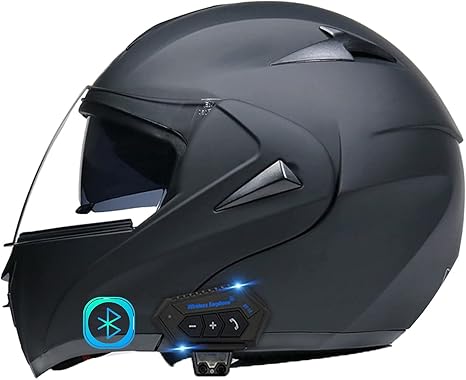 Casco Moto Modulare Bluetooth Integrato, Casco Moto Integrato Con Doppia  Visiera, Casco Modulare Apribile Caschi Modulari Bluetooth Omologati  ECE/DOT Per Uomini E Donne Adulti : Amazon.it: Auto e Moto