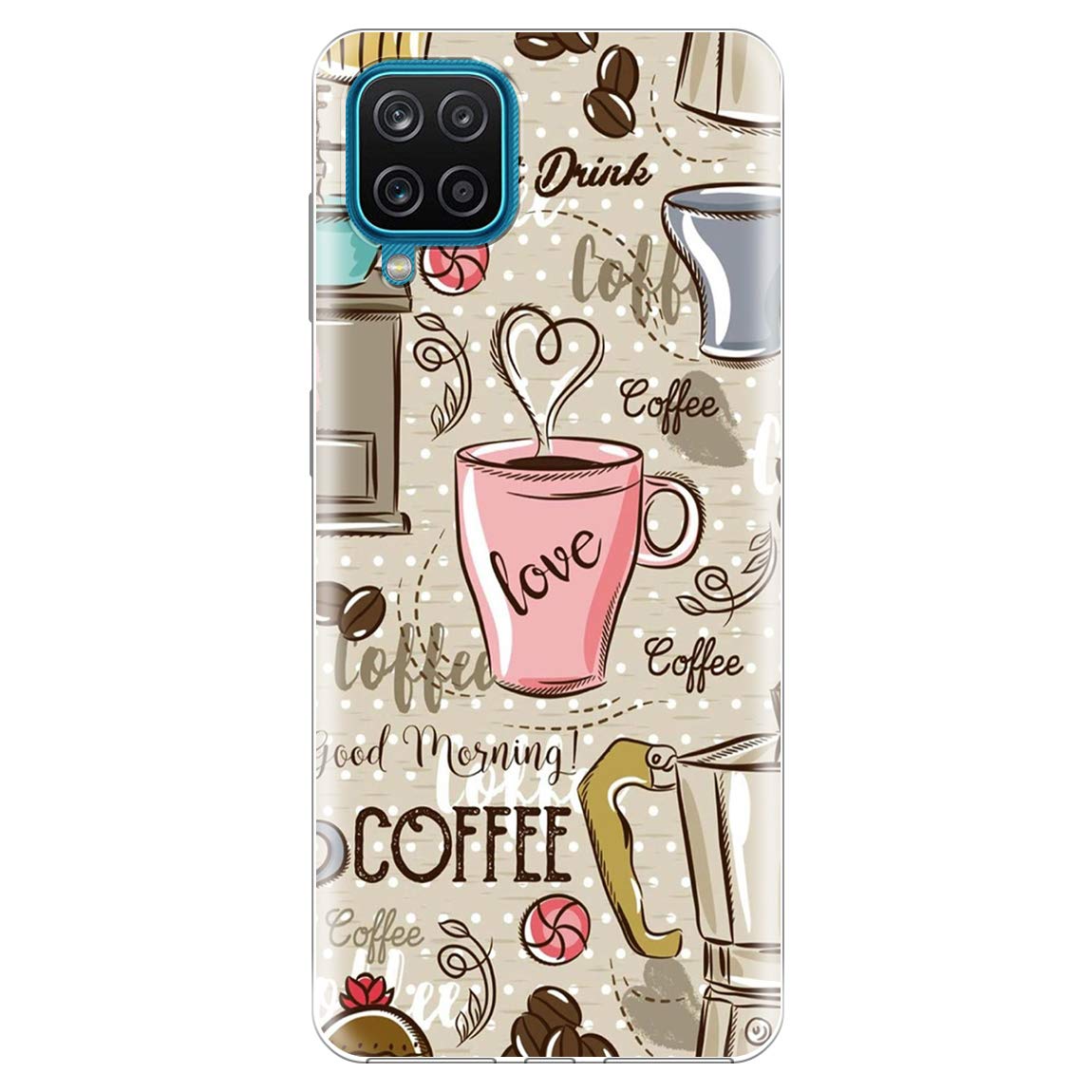 Fashionury Silicone Designer Printed Back Case Cover for Samsung Galaxy M12/ Samsung F12/ Samsung A12 -D022 (B08ZMVC17J) Amazon Price History, Amazon Price Tracker