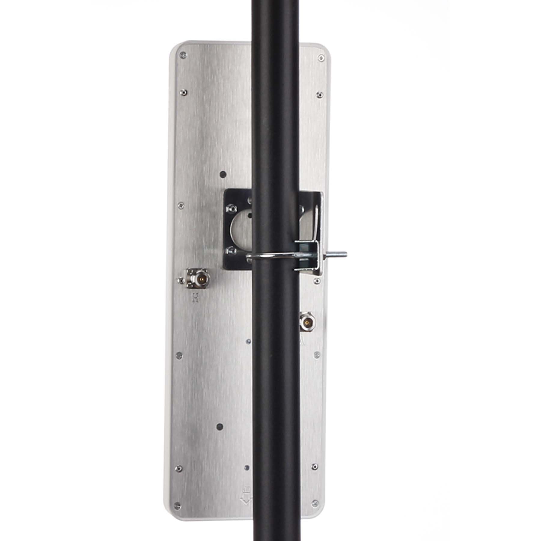 Antenne WiFi 5,8 GHz 5,8 GHz (5150-5850 MHz) 18 dBi Panneau WiFi directionnel extérieur à gain élevé avec câble N-femelle de 4,9 m