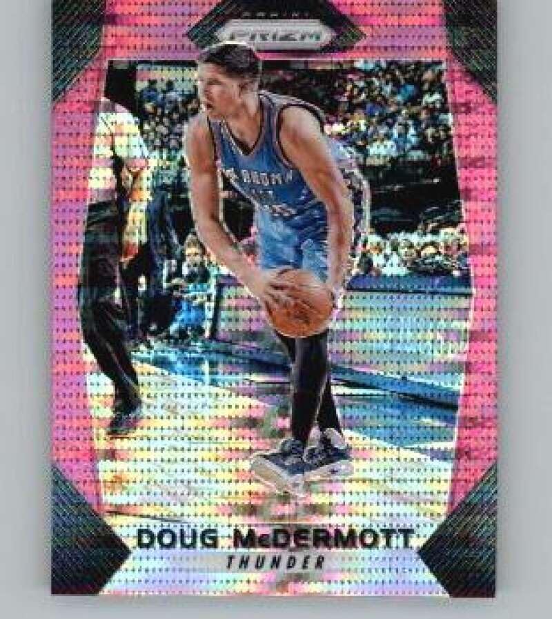 2017-18 Panini Prizm Prizms Pink Pulsar #265 Doug McDermott 42 Oklahoma City Thunder NBA Basketball Trading Card