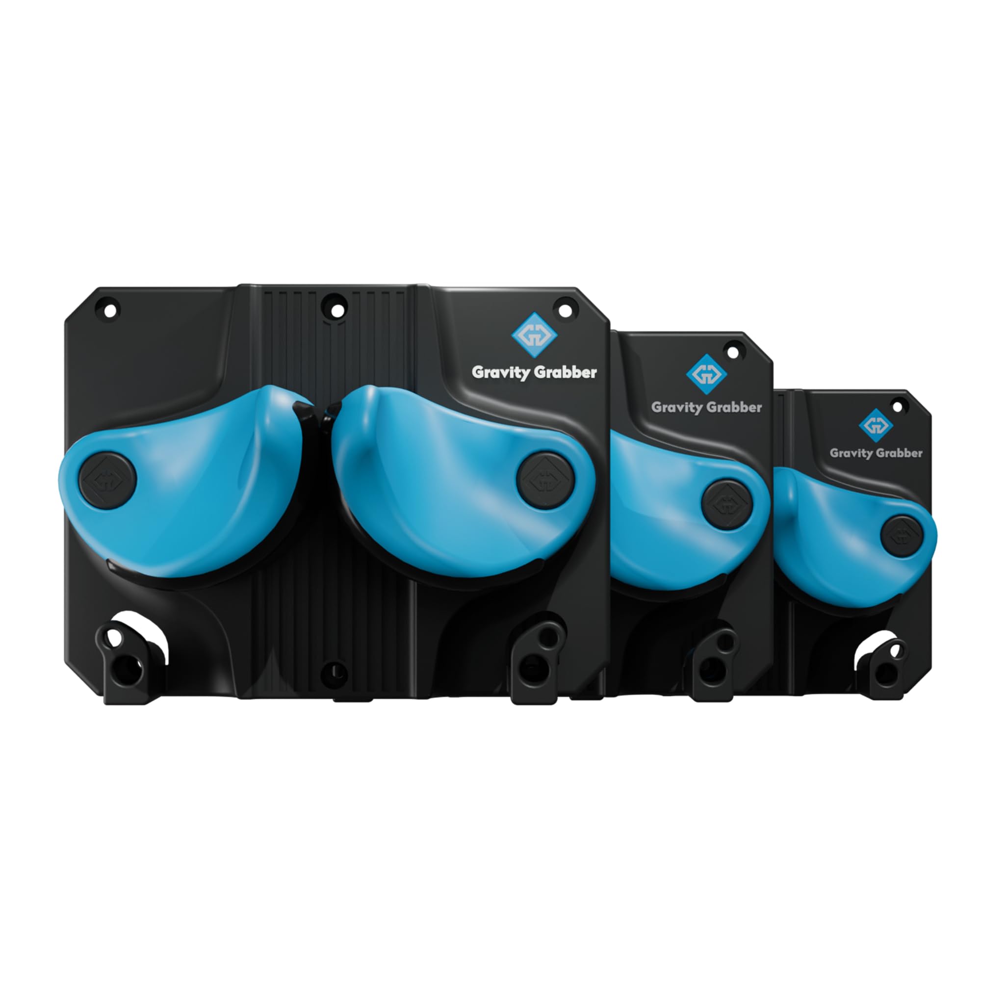 Gravity Grabber - Ultimate Ski & Snowboard Wall Rack | Secure, Non-Slip Storage | Fits Any Ski/Board | Garage Organization | Ski Storage Rack | Snowboard Storage Rack | Winter Gear Organizer | 3 Pck