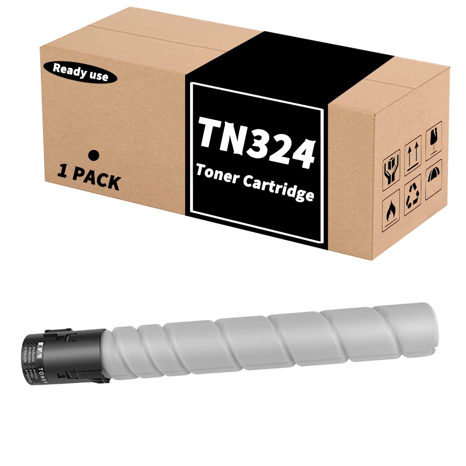 Amazon.com: RAQZ TN324 Cartucho de tóner para impresora Konica