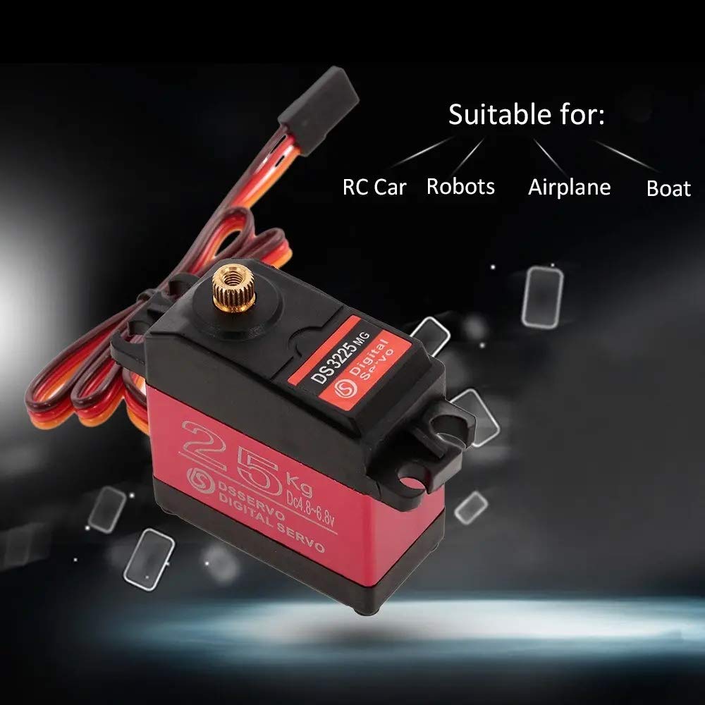 Amazon | LJWRC 25kg サーボモーター 270度 メタルギア 高トルク 防水