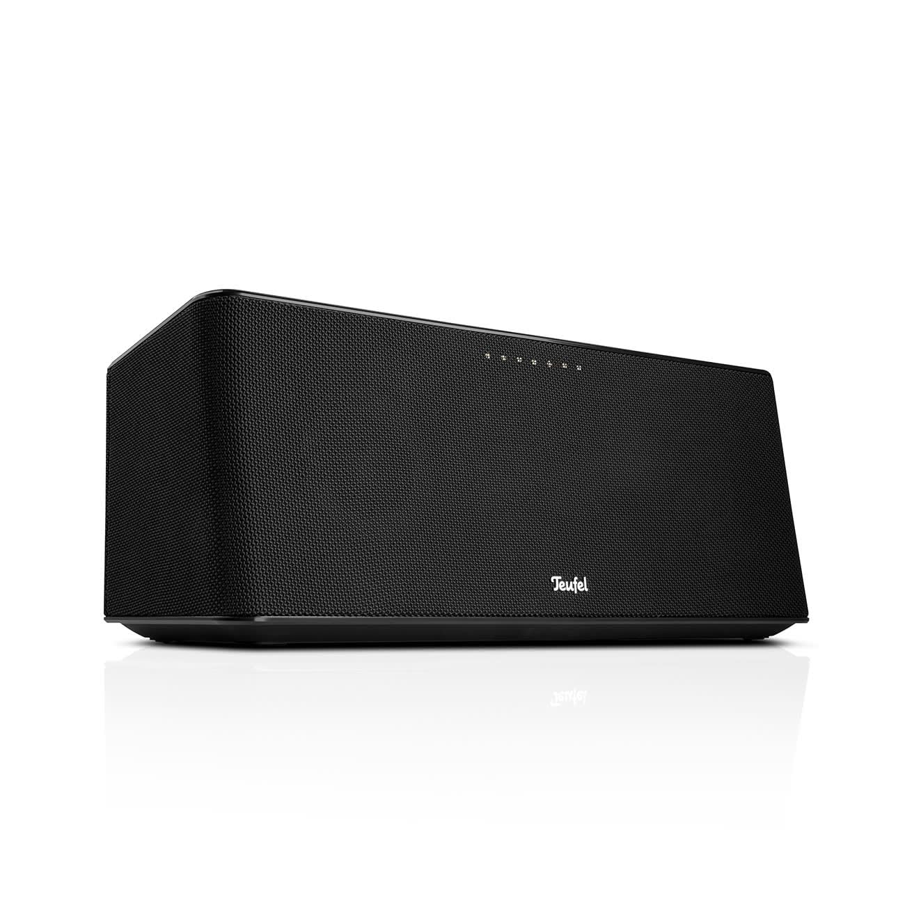 Teufel Motiv Home All-In-One Smart Speaker: Kabelloser Tragbarer Bluetooth Lautsprecher mit WLAN Musikstreaming und Akku