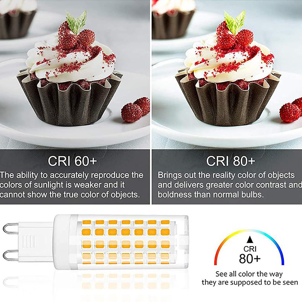 G9 Ceramic Corn Light 9 W 220 V Lampy Żarówki LED Wymień 80 W Lampka halogenowa 900LM 6500K zimna biała reflektor Żyrandole żarówki,Cold white
