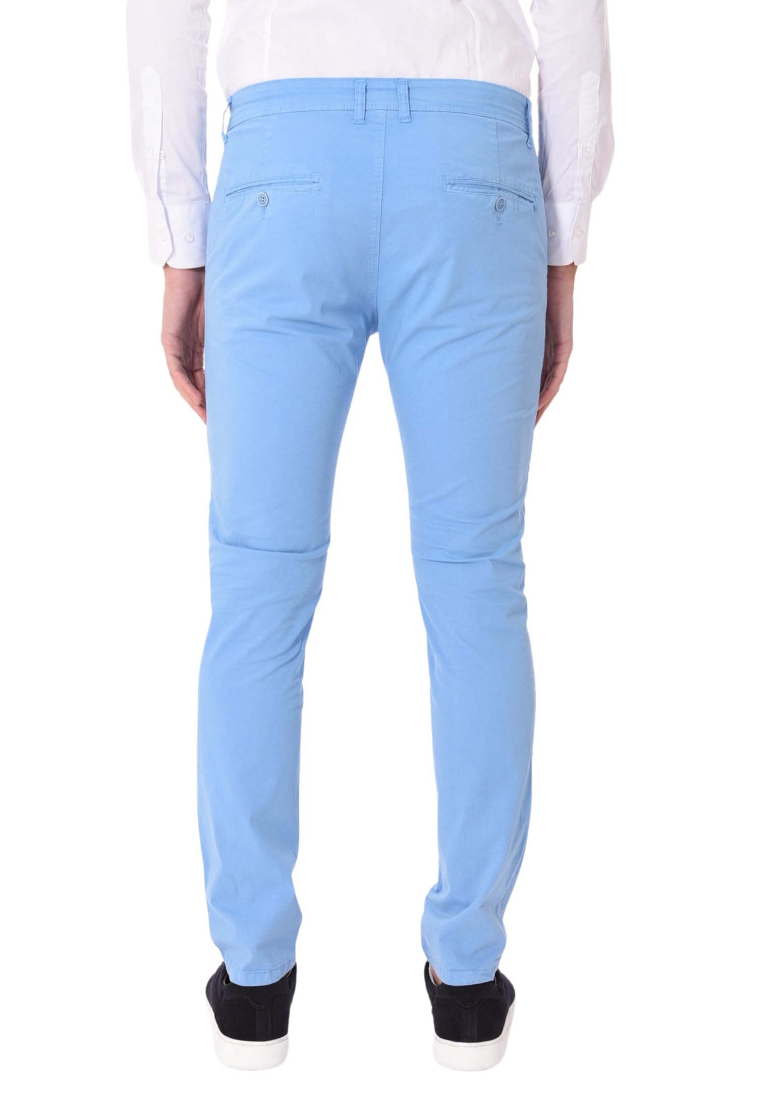 Pantalones de Hombre Elegantes Verano Casual Pantalón Chino Bolsillo América