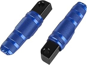 Foot Pegs/Fit For GSX-950 S GSX-8S 8R GSX250R GSX1300R HAYABUSA KATANA SV650 Rear Passenger Footrests Foot Pegs Rest Pedals Footpegs(A-Blue)