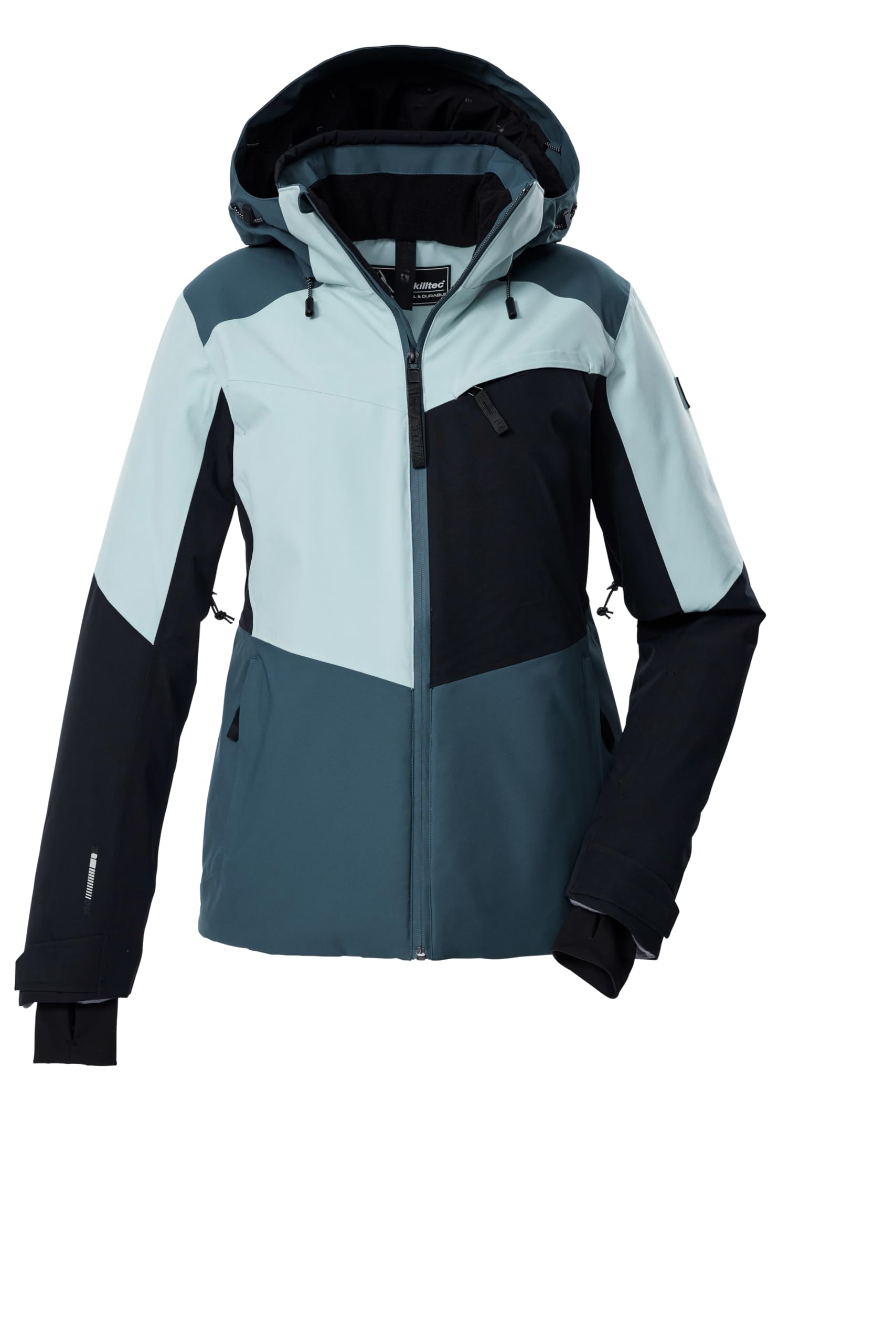 Killtec Damen Ksw 39 Wmn Ski Jckt Skijacke/Funktionsjacke mit abzippbarer Kapuze, Schneefang und Unterarmventilation