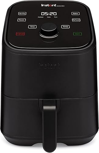 Miniatura 1 de Instant Vortex Air Fryer horno y freidora de aire Vortex 4 en 1 sin aceite cocinar asar tostar dorar deshidratar calentar 2 cuartos de galón Blanco