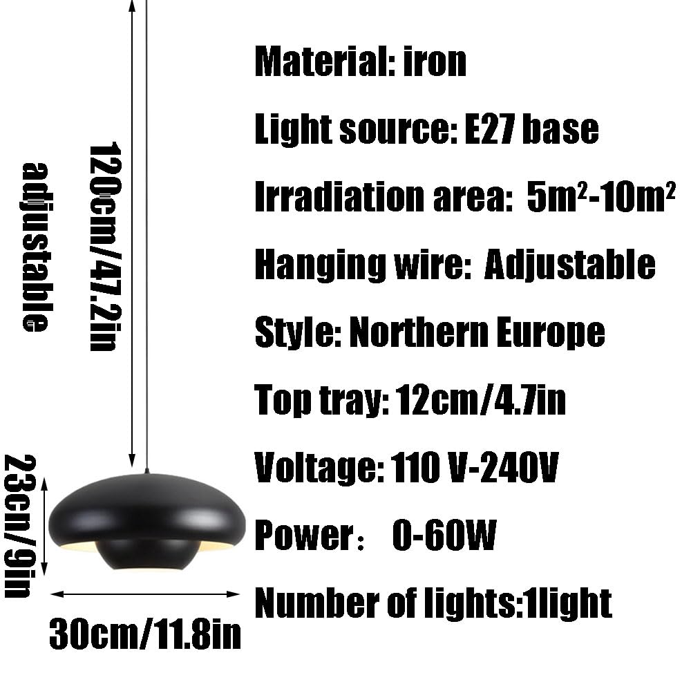 Lampa wisząca z żelaza w stylu industrialnym, żyrandol z cokołem E27 i głowicą, kreatywny abażur z dwoma warstwami, oprawa oświetleniowa do dekoracji korytarza, kawiarni