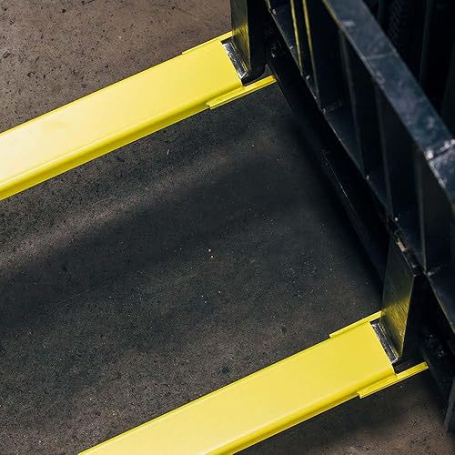 Vista 4 de Titan Attachments Extensiones de horquillas para carretillas elevadoras y cargadoras, 84 "x 5.5" Ancho de la horquilla de palet: 5.5