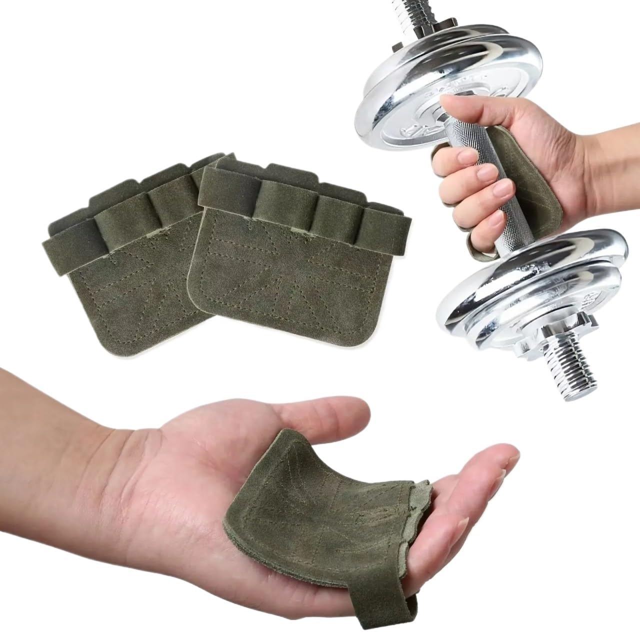 Impugnature da palestra Guanti da allenamento per sollevamento pesi Allenamento Allenamento Fitness Palestra Guanti a mani nude Comode impugnature per ginnastica in pelle forniscono il palmo