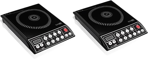 BLOWHOT A9 Induction Cooktop Pack of 2 | 2000 Watt Push Control Basic Cook Top | Fast Heating Electric Induction Stove | 1 Year Warranty on Coil,…