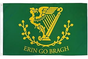 St. Patrick's Day Pride! Durable Erin Go Bragh Flag 3x5