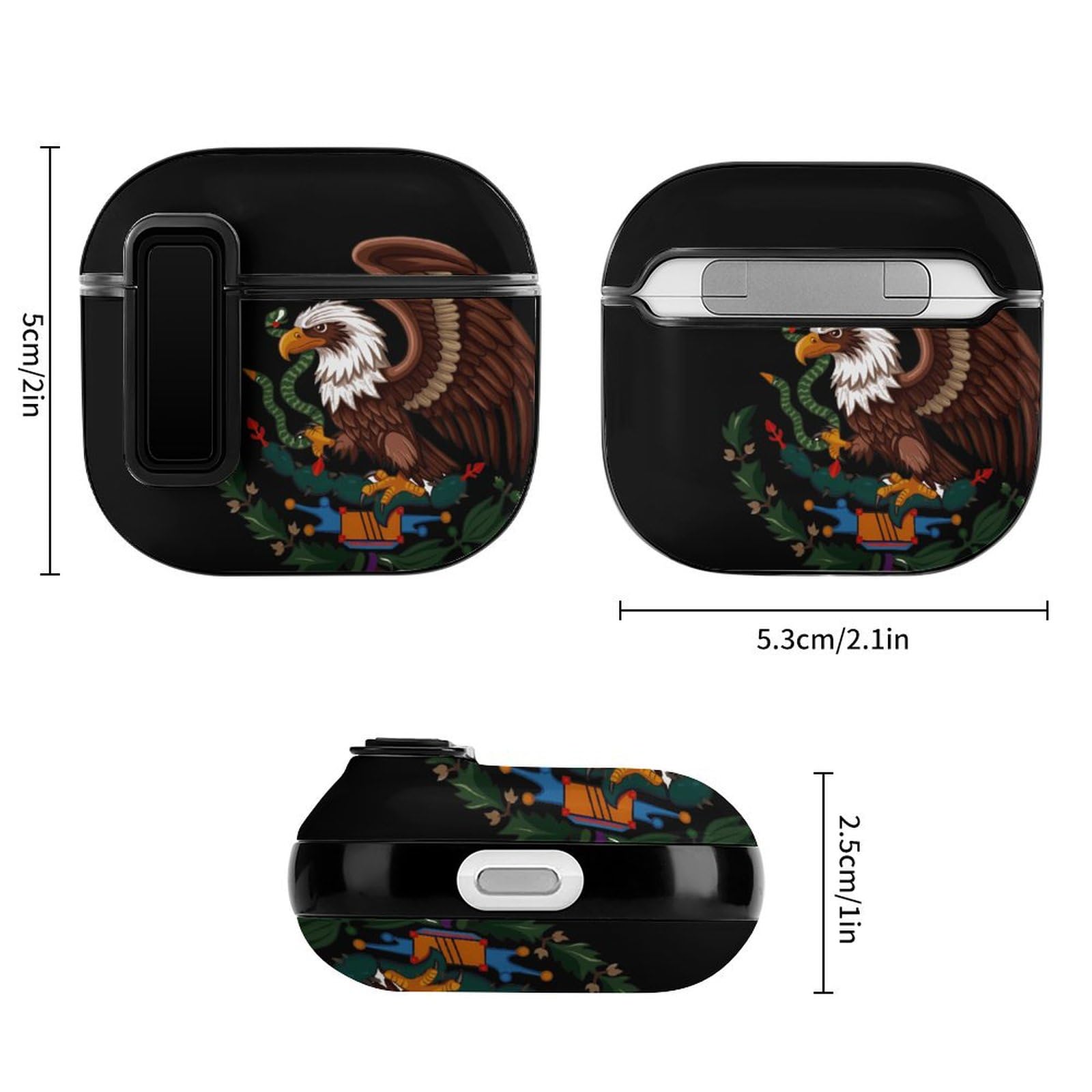 Amazon.com: Mexico Flag Eagle Case Compatible with Airpods 4