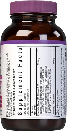 Miniatura 2 de Bluebonnet Nutrition Advanced Choice - Probiótico diario individual para mujer, 50 mil millones (envasado en frío), 30 unidades
