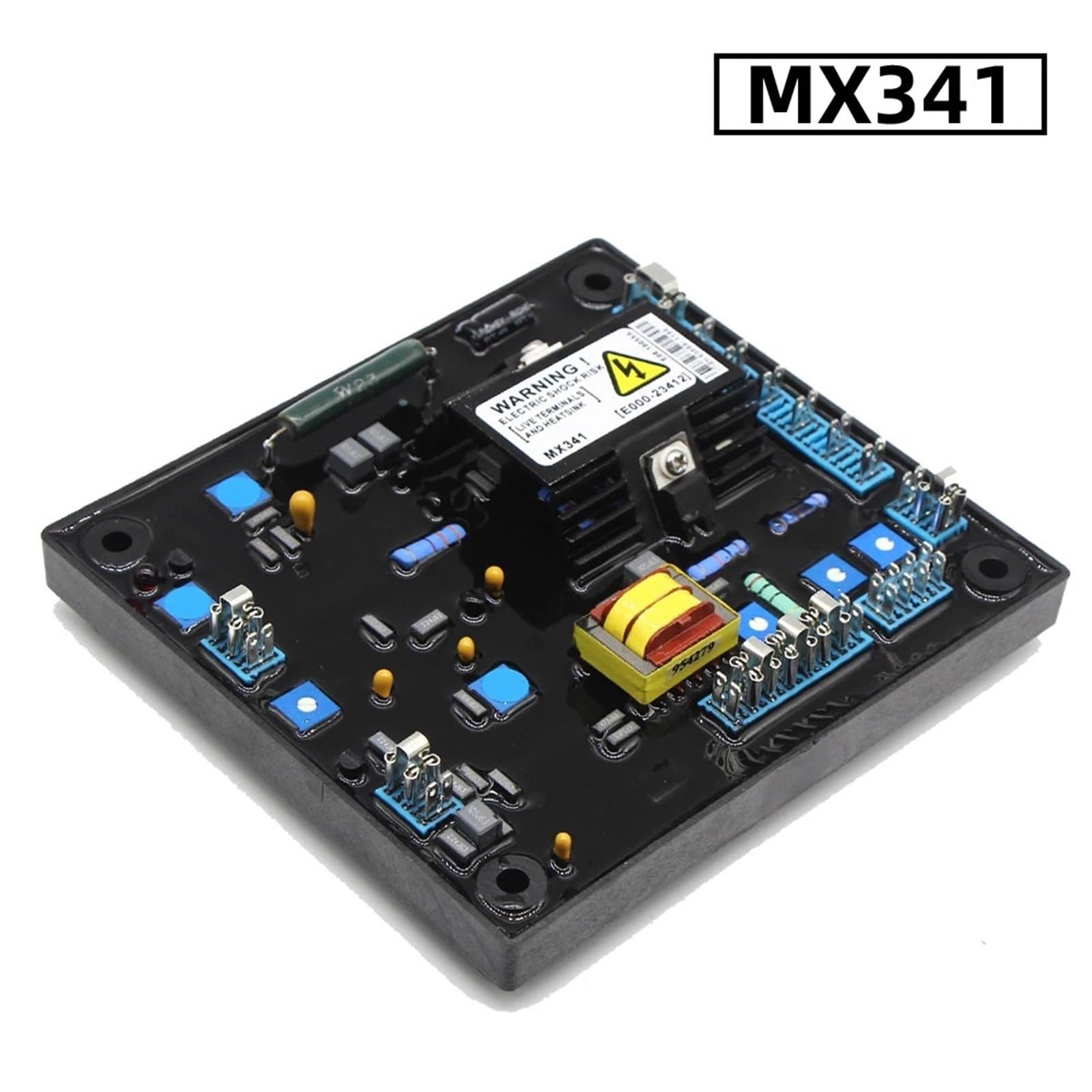 1 Uds MX341-2 E000-23412 AVR MX341 E000 23412 generador estabilizador y regulador de Voltaje automático Placa módulo Control(MX341 Red Cap)