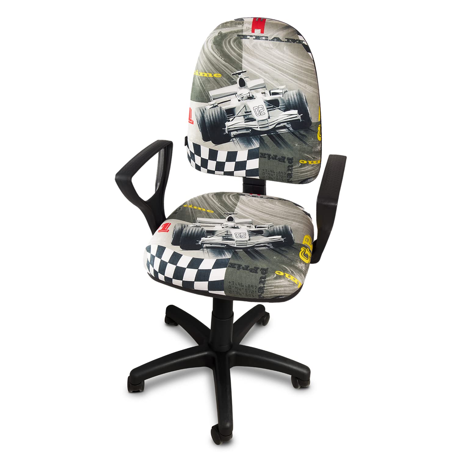 GOPLUS Chaise de Bureau Enfant avec Dossier Ergonomique, Hauteur