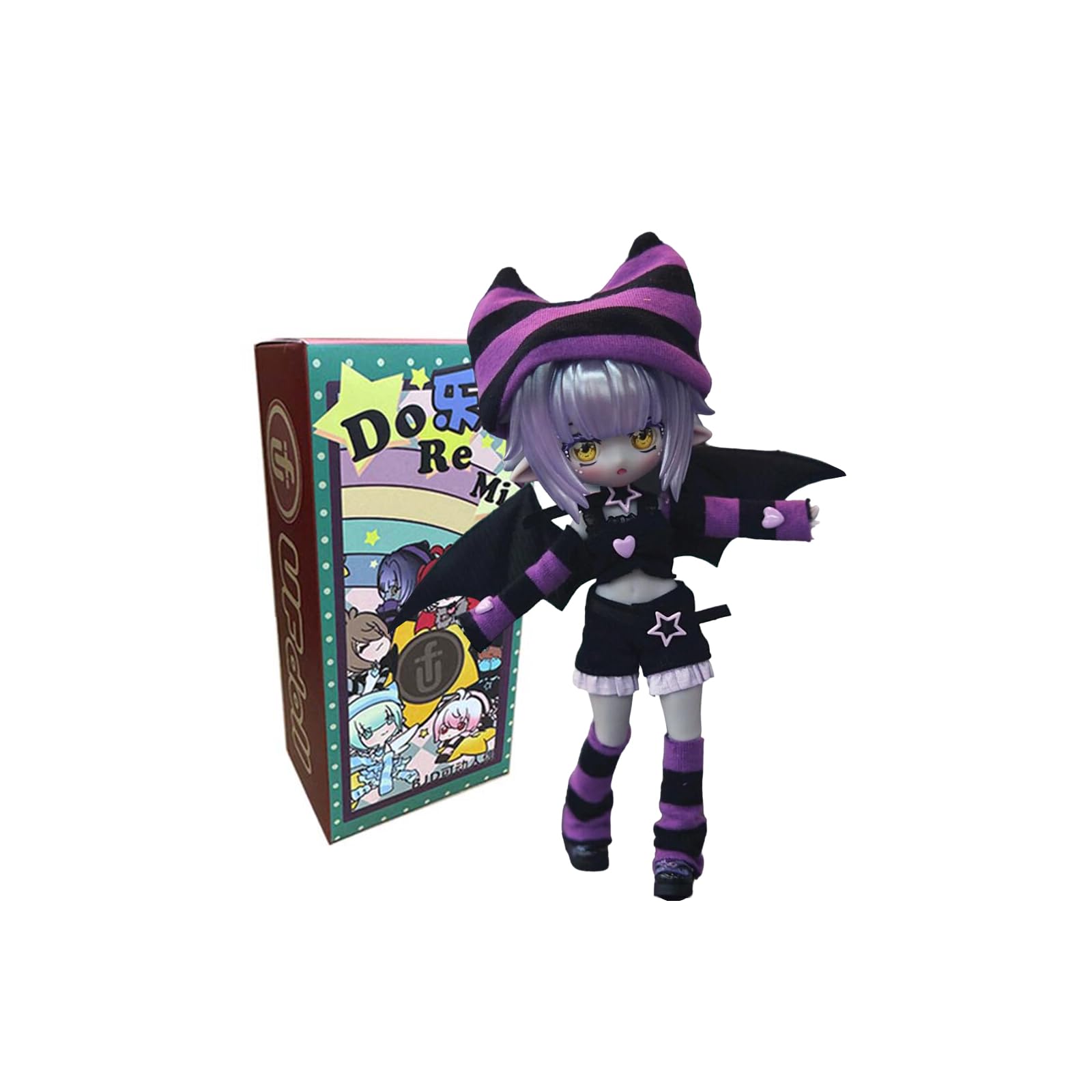 CALEMBOUBJD Blind Box, 1/12 Cute Doremi Band Series Ball Joint Doll Blind Box Figure, Collectable Action Figure for Birthday Gifts (1PC)