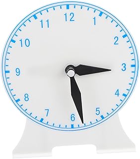 OSALADI 2 Pçs Modelo De Relógio Brinquedos Para Ferramentas Para Brinquedos Kidcraft Playset Tempo De Plástico Brinquedos De Ensino Ferramenta De Aprendizagem De Tempo Brinquedos De