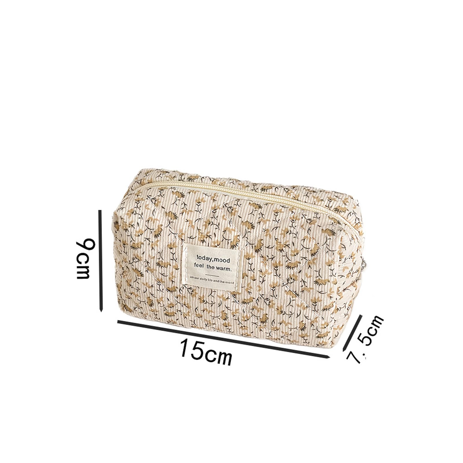 Qiwenr Pencil case, Pencil case with, the Cartoon Bag is Small and Cute and can be Used as a Money Bag (Yellow) - Image 2