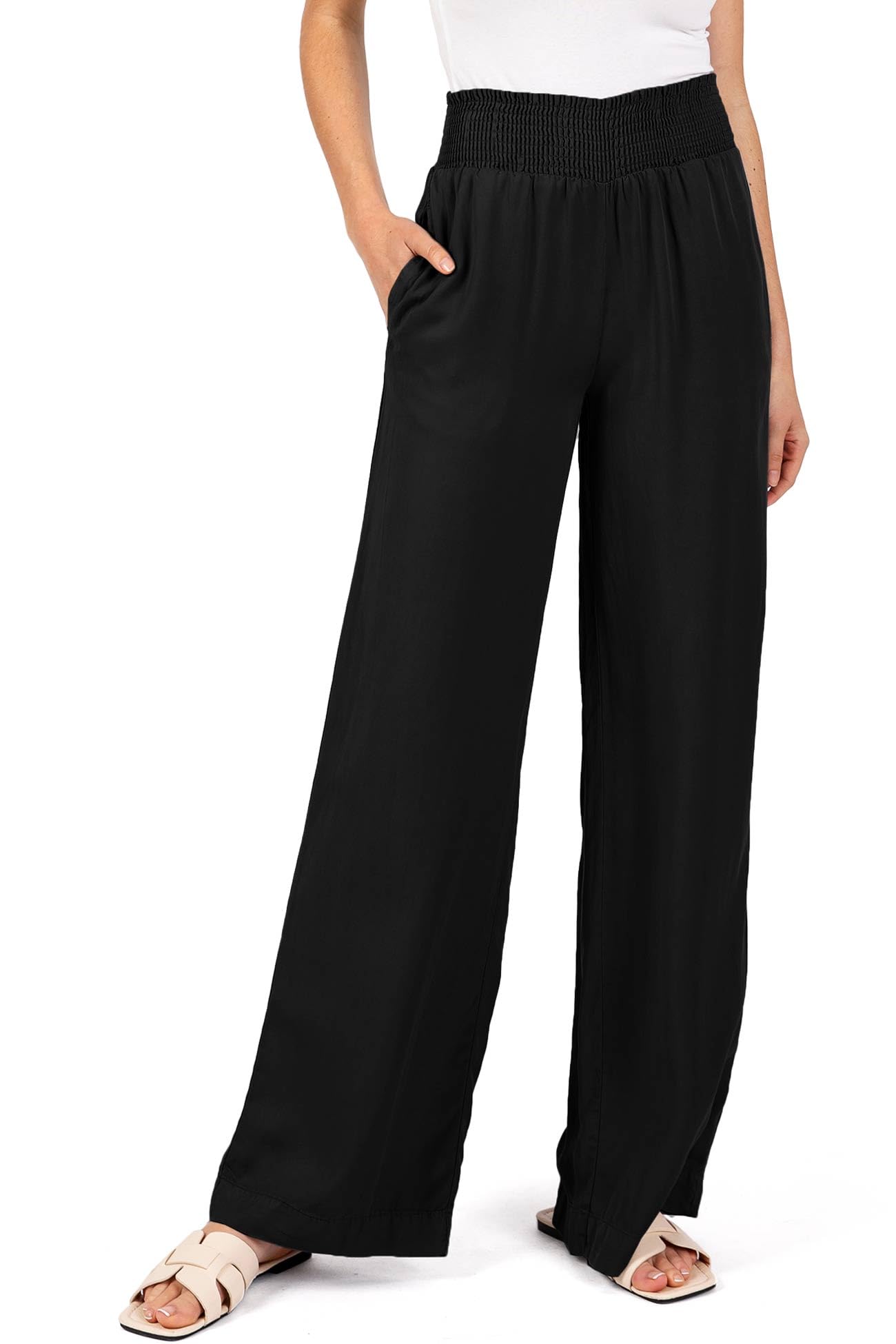 Laguna Wide-Leg Pants Pink Ice