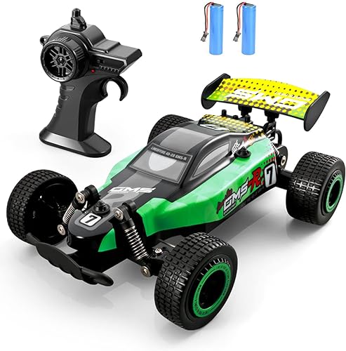 4DRC Coche de control remoto coche RC C8 para niños 118 todo terreno Hobby 24G RC coches juguetes vehículo rápido con 2 baterías recargables autos