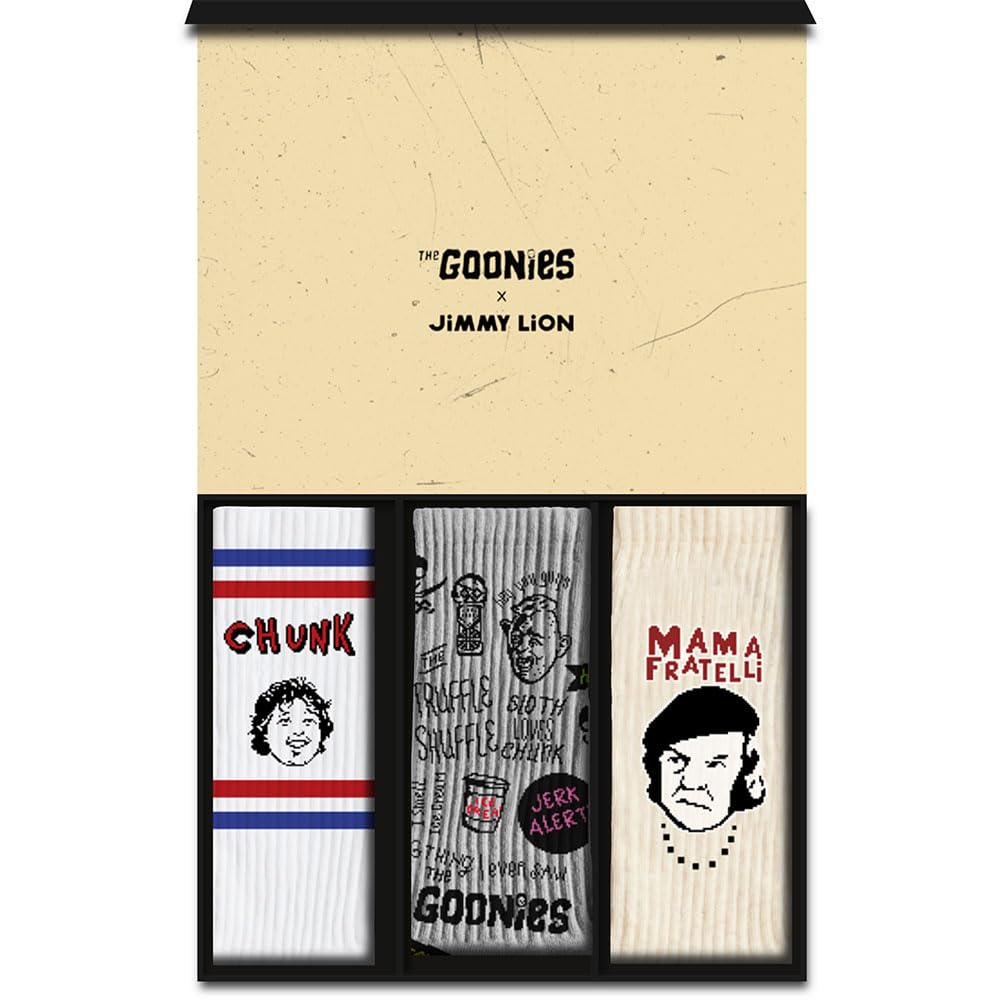 Jimmy Lion Athletic Goonies Crew Socks 3 Pairs EU 36-40