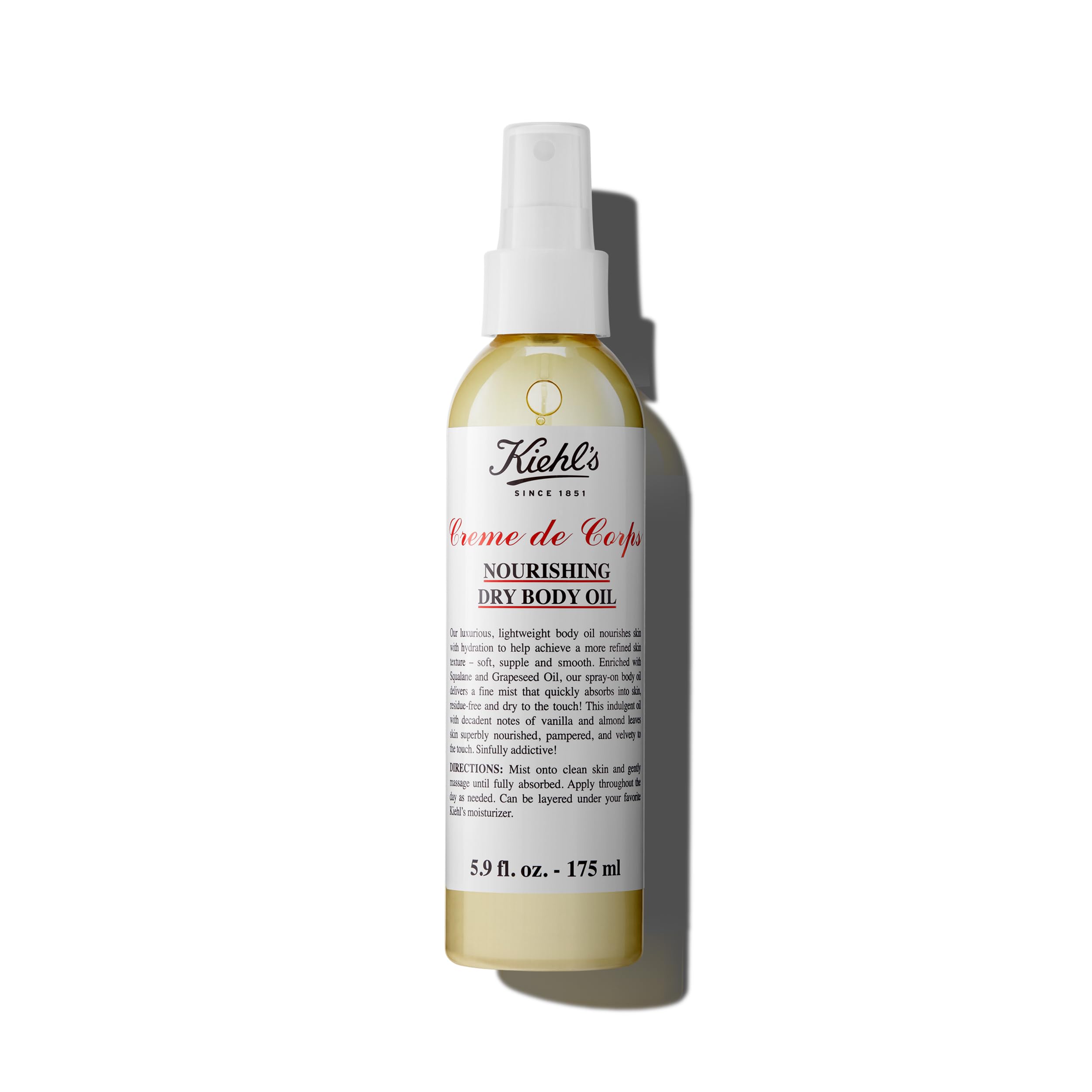 Kiehl's Creme de Corps Nourishing Dry Body Oil, 75 ml