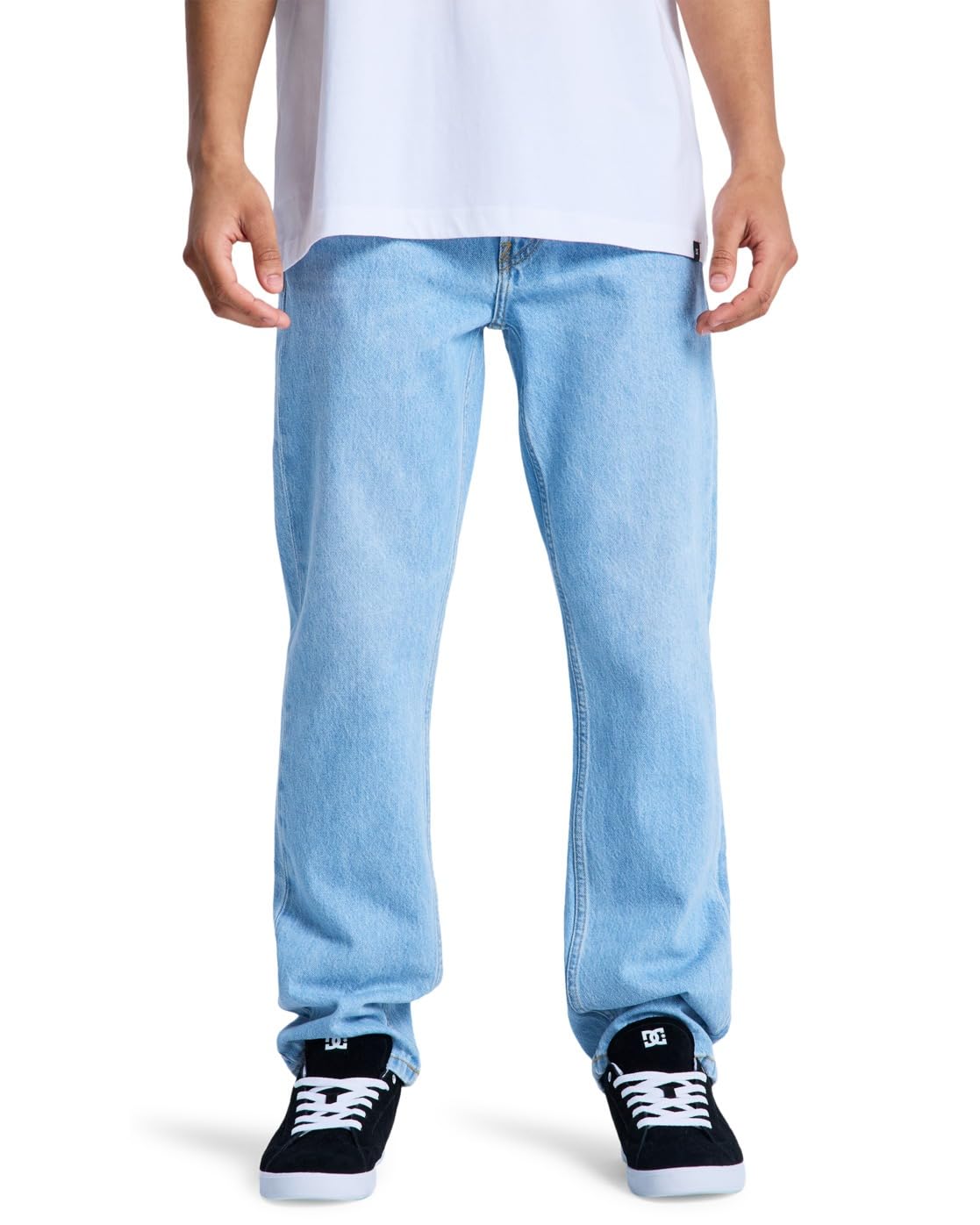 Dcshoes Denim Jeans Straight Denim Pant Mens Blue