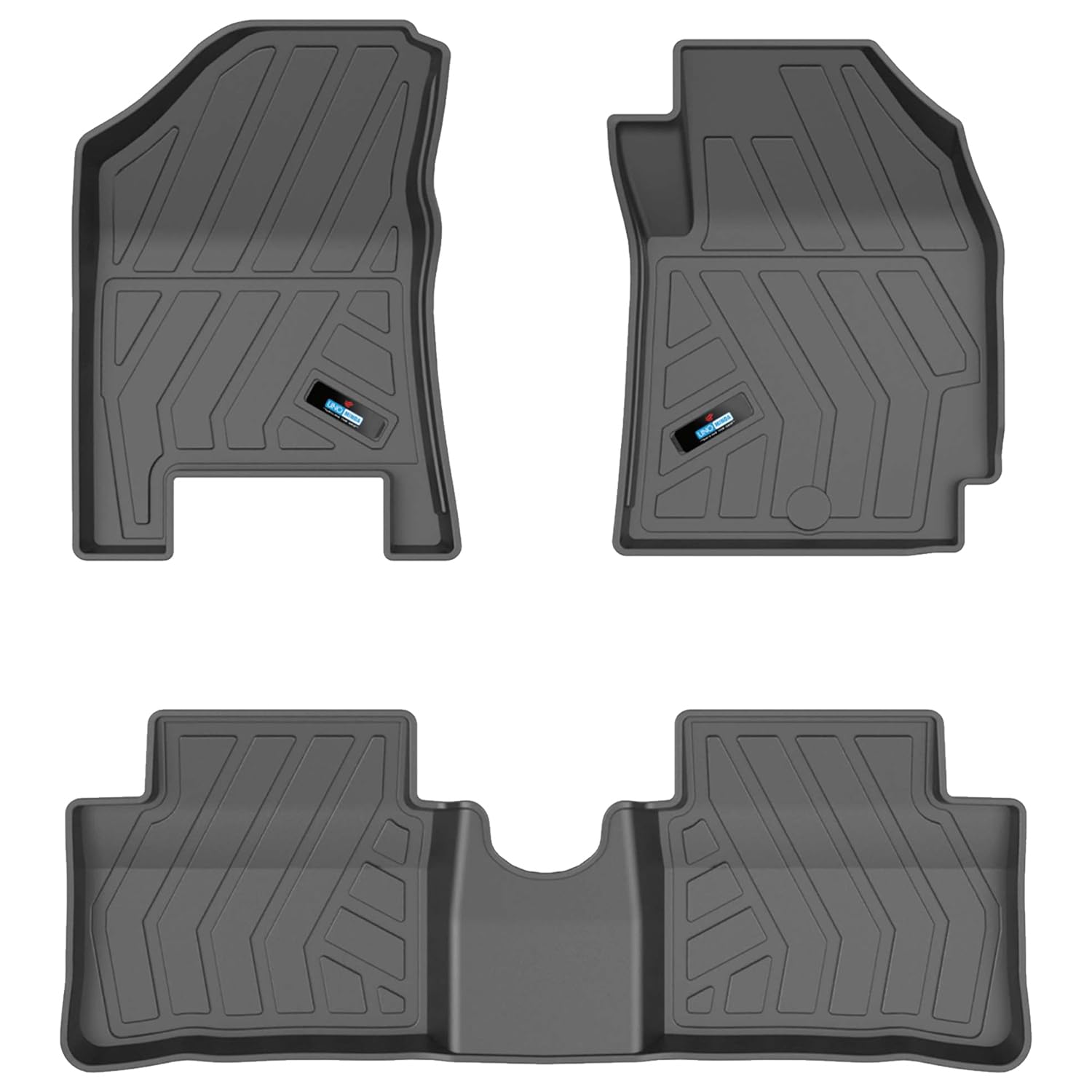 Lifetime 5D Car Mats 3 Piece (2 Row Without Boot) for Hyundai Aura CNG (1st GEN) Jan 2020-Onwards | Anti Slip | All Weather Mats | 100% Waterproof & Washable | Custom Fit UNO-MATS-AUR-CNG-image-6