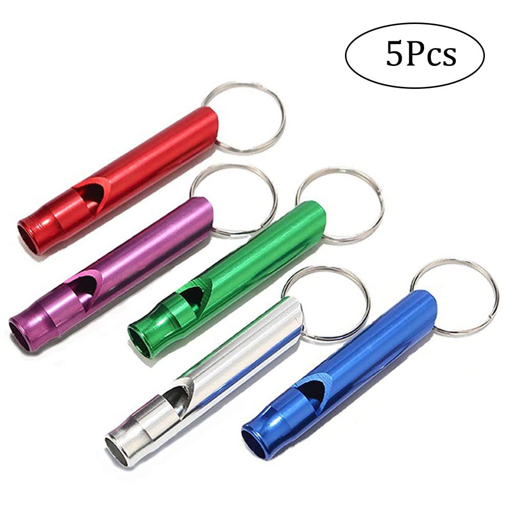 Amasawa 5pcs Petit Sifflet Extérieur pour Randonnée Camping Escalade en Alliage D'aluminium Sifflet, Pendentif de Porte Clés de l'arbitre de Sauvetage Petit Cadeau Décoratio(Couleurs Aléatoires Amasawa 5pcs Petit Sifflet Extérieur pour Randonnée Camping Escalade en Alliage D'aluminium Sifflet, Pendentif de Porte Clés de l'arbitre de Sauvetage Petit Cadeau Décoratio(Couleurs Aléatoires