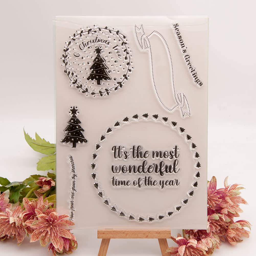 Transparante Stempels Sneeuwvlok Kerst Clear Stempel Rubber Siliconen Scrapbooking voor Card Maken Album Craft Decor