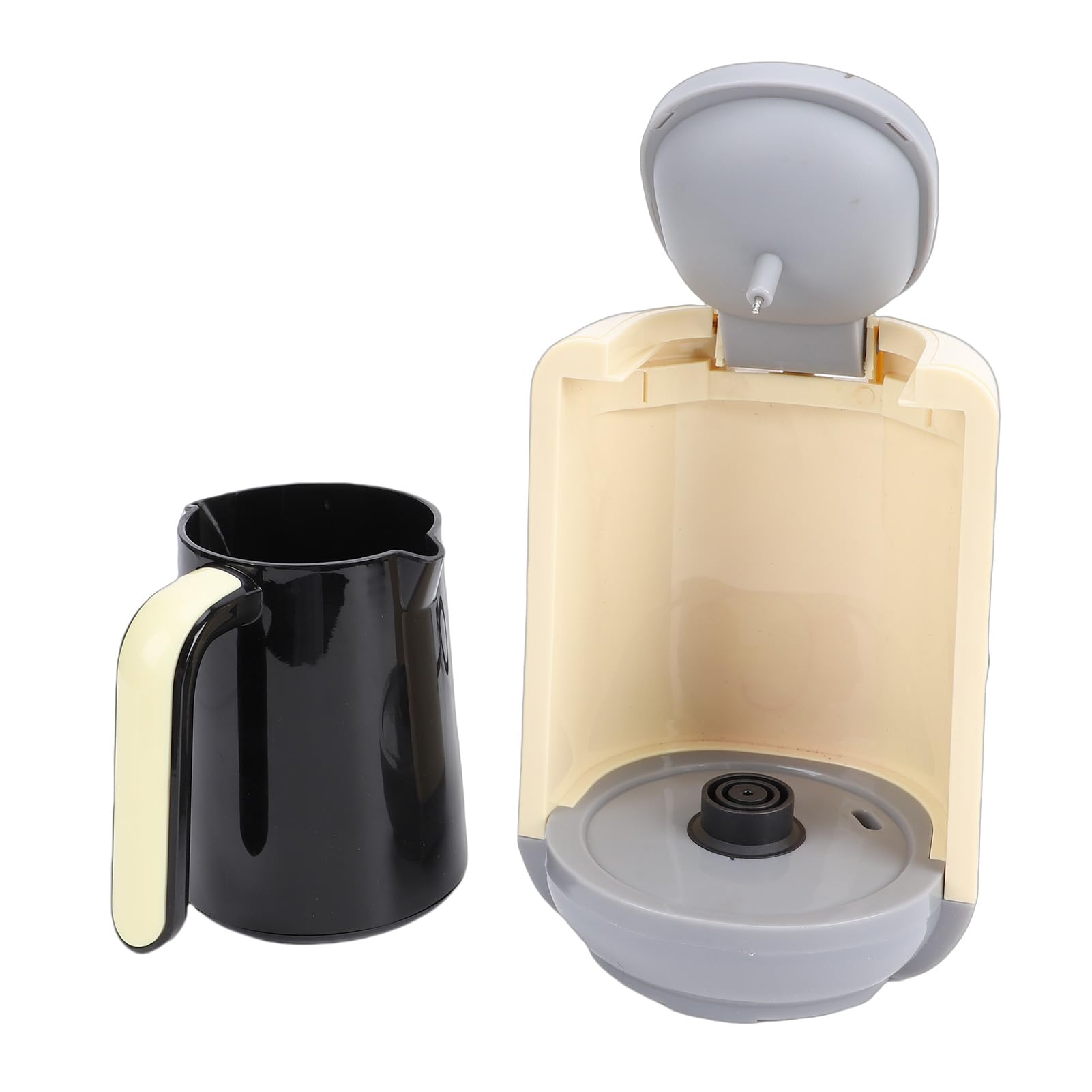 Jiawu Macchina per caffè Turco Macchina per tè Elettrica Efficiente per la Preparazione di tè per Viaggi in Ufficio a Casa, Caffettiera Automatica da 400 W per L'uso Quotidiano (YELLOW)