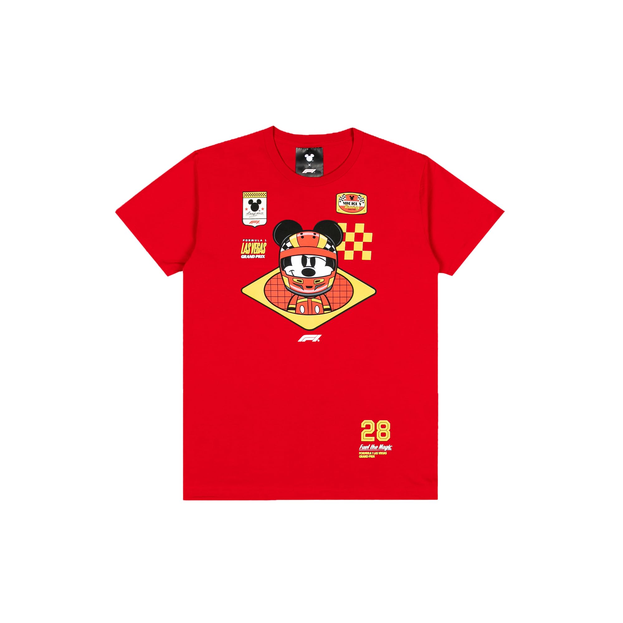 F1 Las Vegas Grand Prix x Disney Men's Helmet T-Shirt