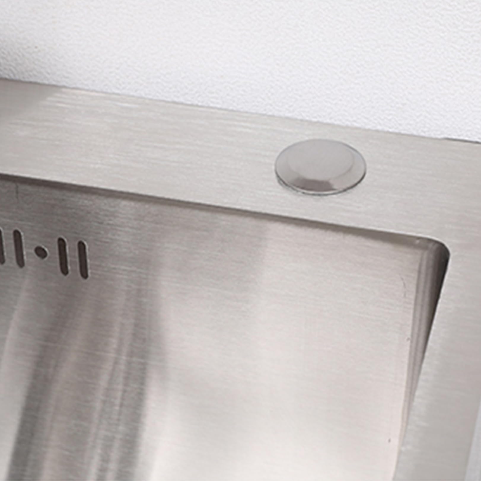 Lavello da Cucina,lavabo Parete in Acciaio Inox,lavello Cucina a Vasca Singola con Rubinetto,Stazione lavamani,lavello Esterno,ripostiglio per Lavanderia,Garage,Giardino