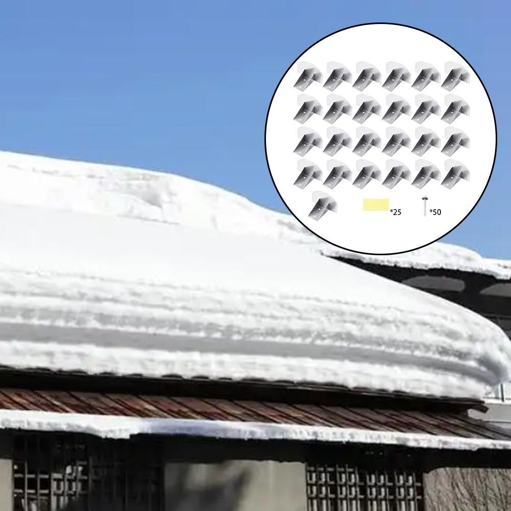 Snow Stop System Eisschutz, 10,2 cm breit, 25 Stück