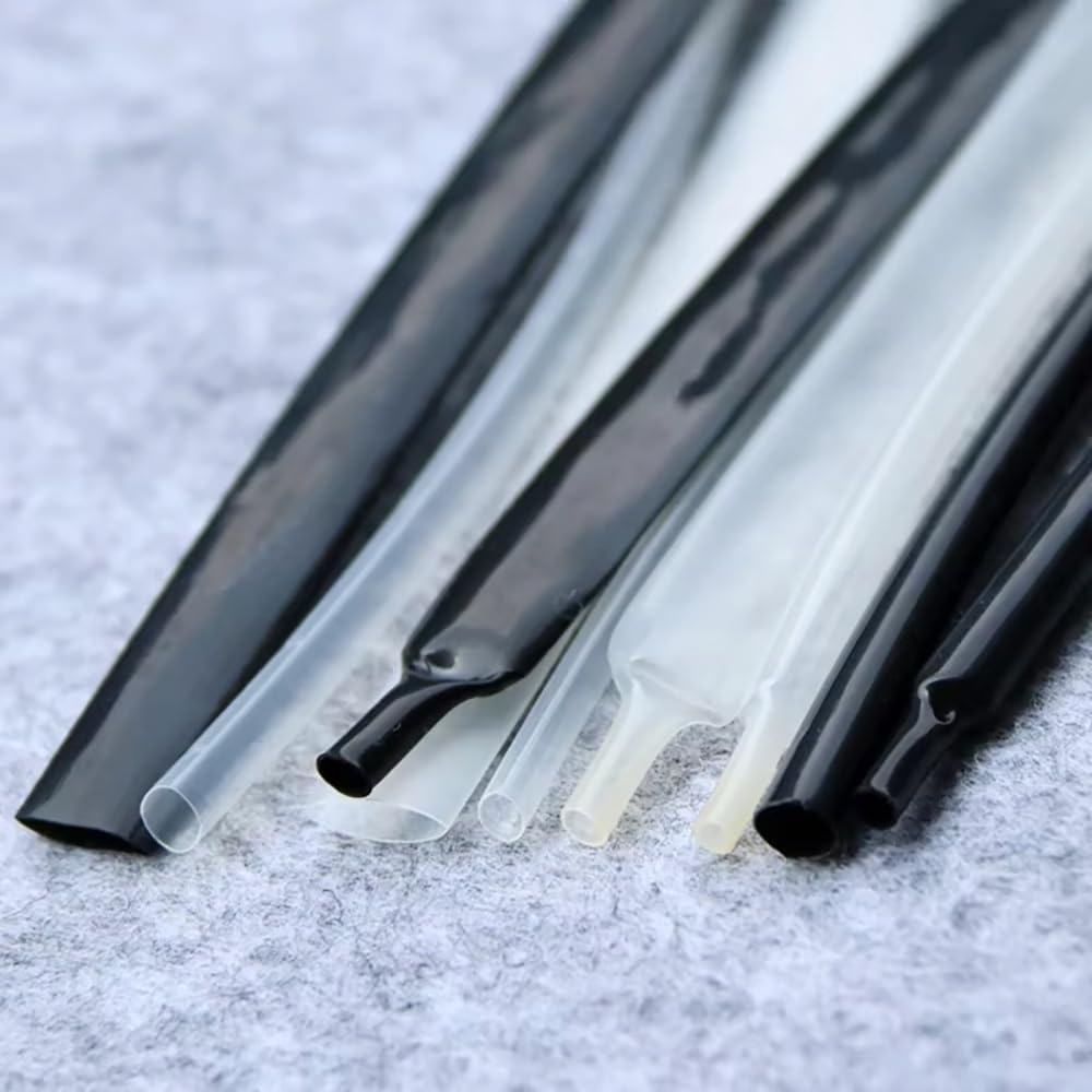 Manchon Thermorétractable for Câble PVDF 2:1, 5M, 0.8mm-25.4mm, 600V, Tube Haute Température Résistant À L'usure(15.4mm)