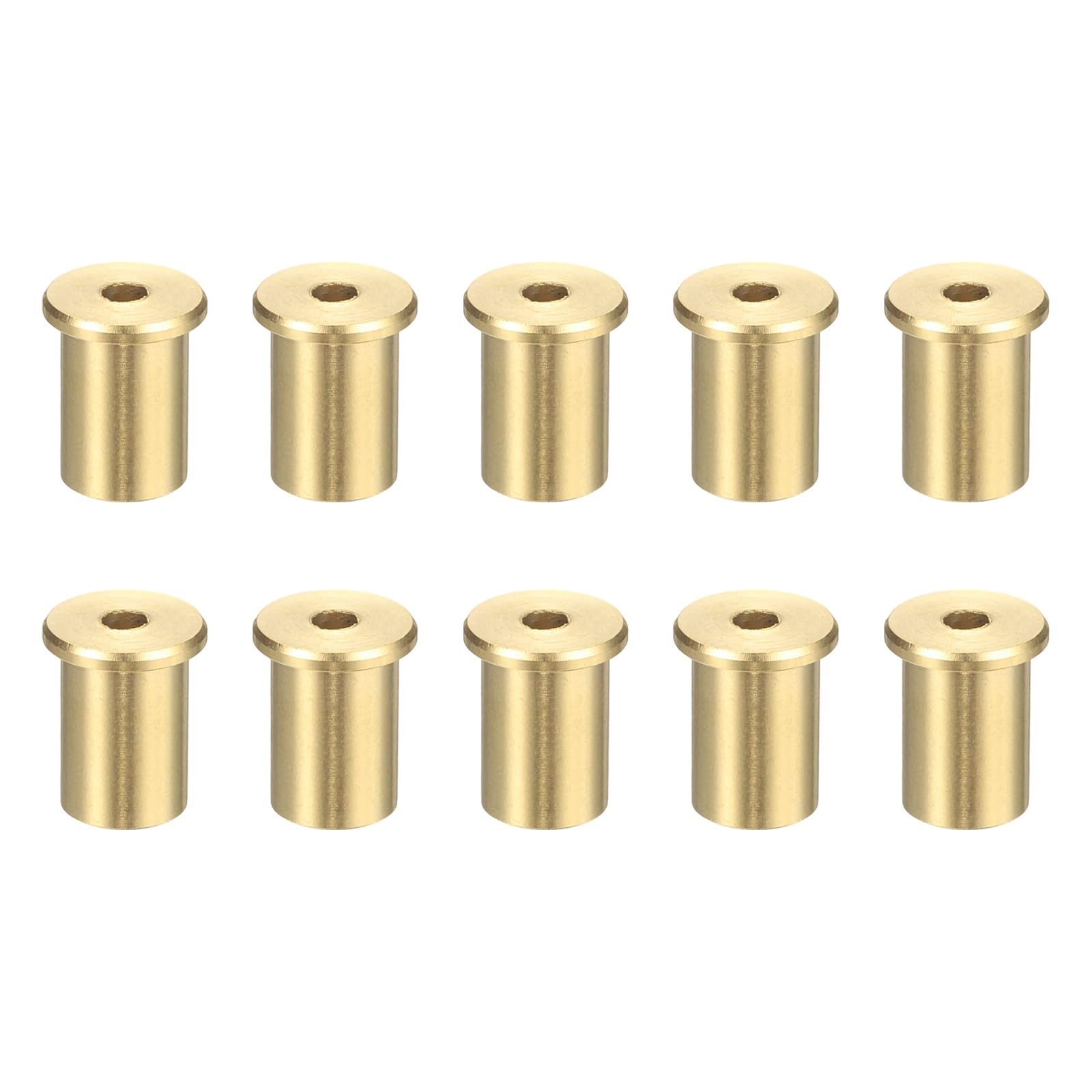 YELARXI Golf Brass Tip Weights, Club Weight Head Accessories Reusable Plug Insert Golf Weighted Spike for Steel Wood Iron Shaft 10Pcs & 3g -Fit for(0.355"/0.370" Pointed Shaft)
